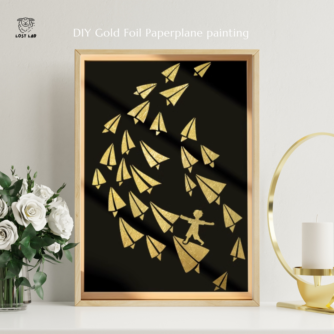 DIY Gold Leaf Paint / Colour Metal Leaf Paint