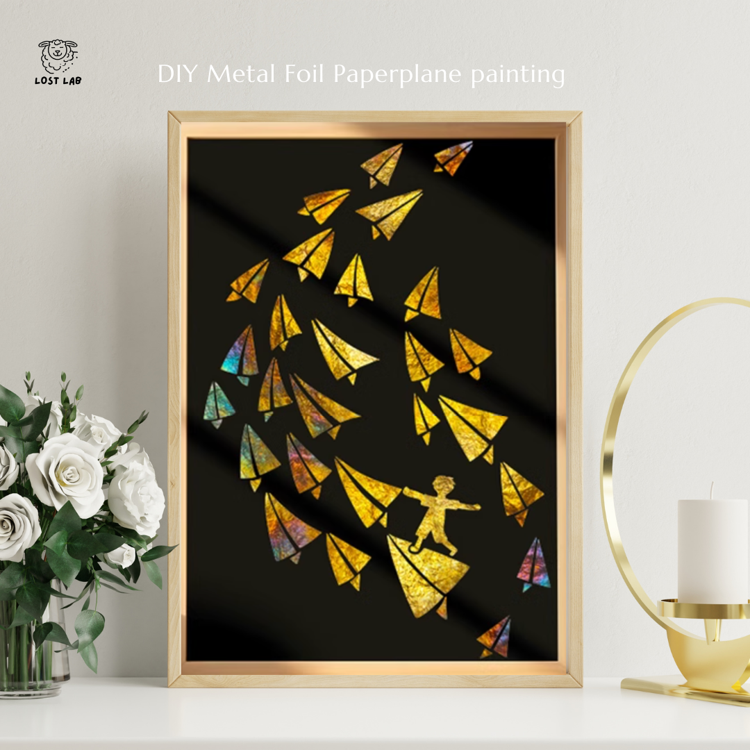 DIY Gold Leaf Paint / Colour Metal Leaf Paint